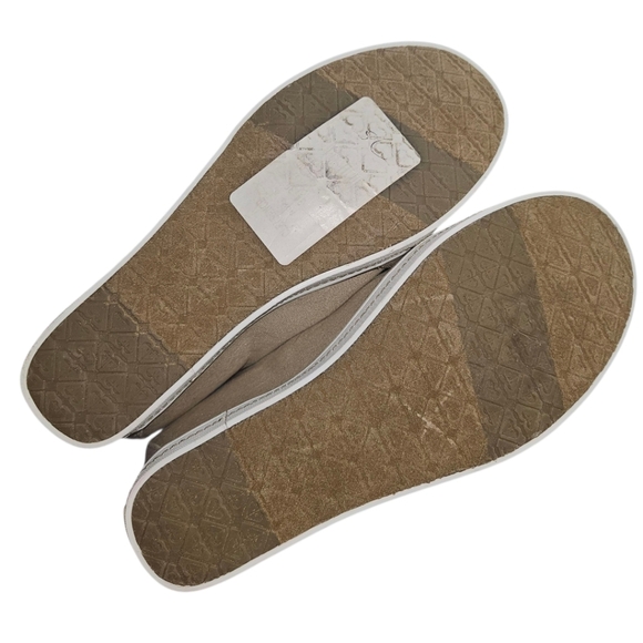 NWOT Y2K Roxy Canvas Closed Toe Wedge Heel Shoes - Picture 5 of 5